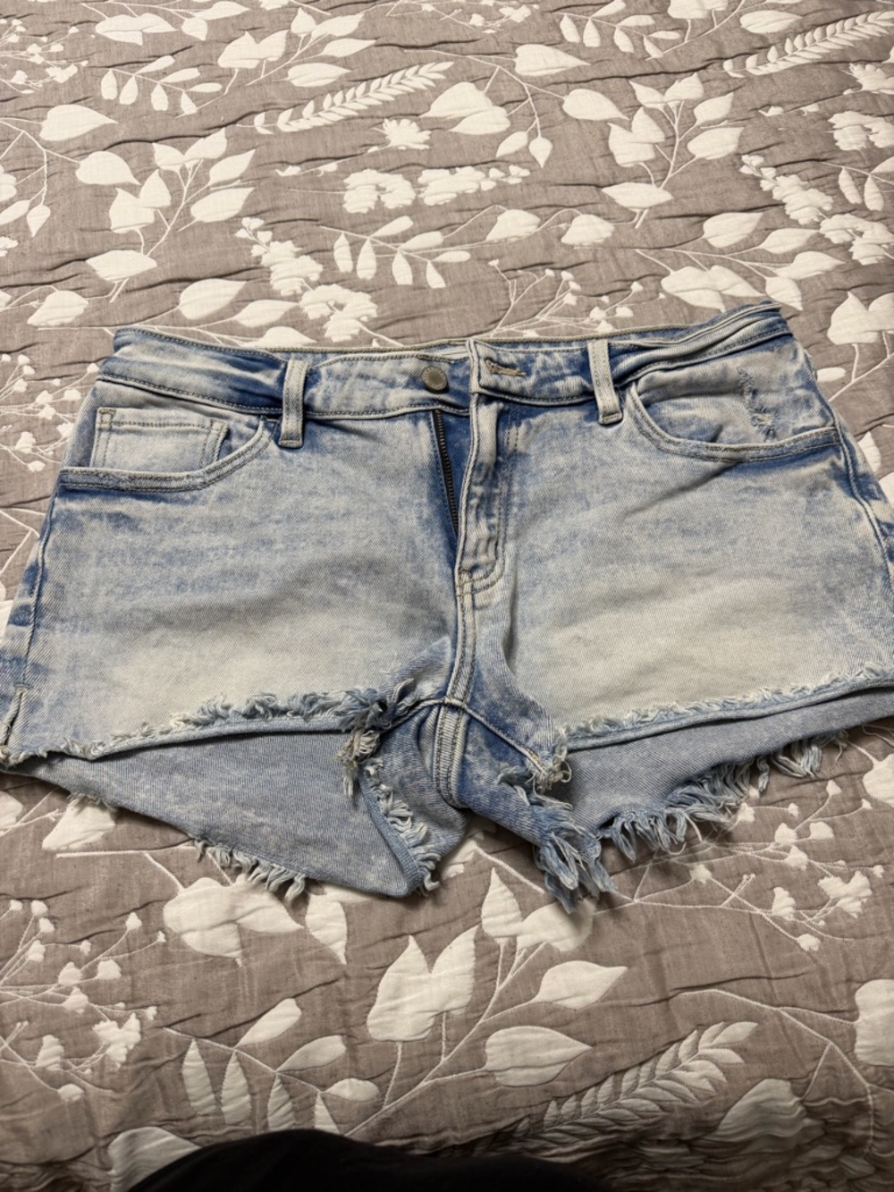 Kansan Light Blue Denim Cutoff Shorts